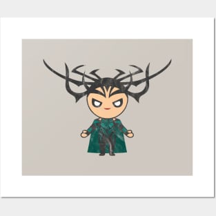 Kawaii Hela Ragnarök Posters and Art